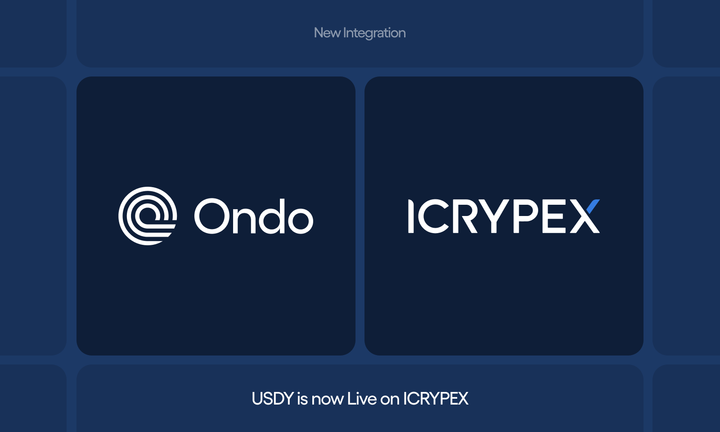 USDY Goes Live on ICRYPEX